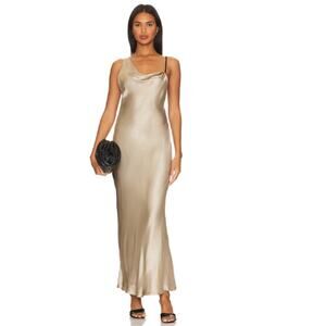 Bec + Bridge Farah Cowl Dress in Oyster/Black – NWT Size US 2 / AUS 6